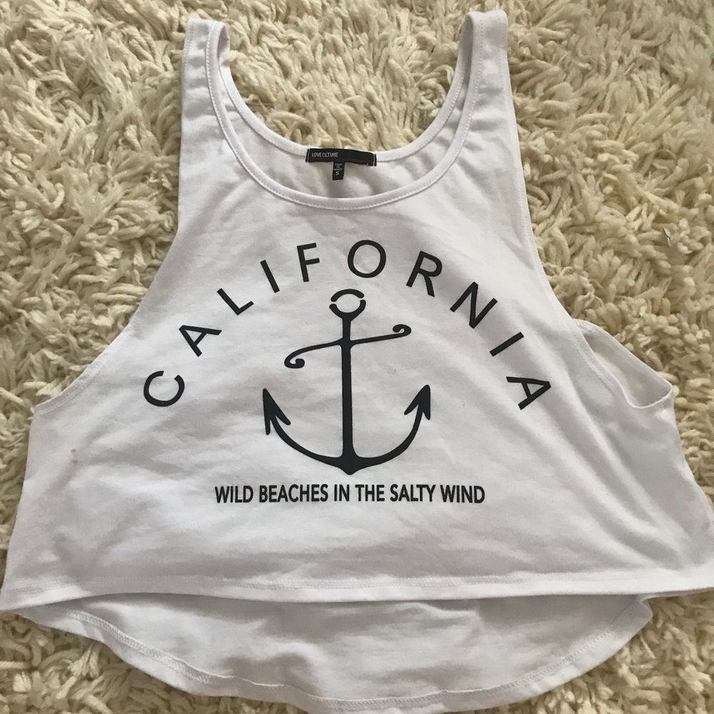 Tank top crop top